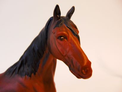 BESWICK - ENGLAND
Trois sujets équins, XXe,...
