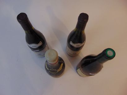BOURGOGNE
Rouge et blanc, quatre bouteilles...