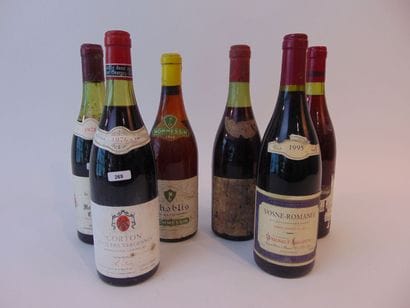 BOURGOGNE
Rouge et blanc, six bouteilles...