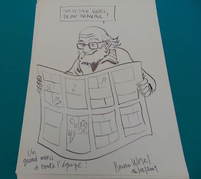 NEUVIÈME ART
Lot de quatorze dessins (généralement...