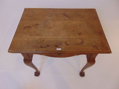 Table d'appoint anglaise à plateau rectangulaire...