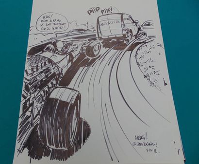 NEUVIÈME ART
Lot de quatorze dessins (généralement...