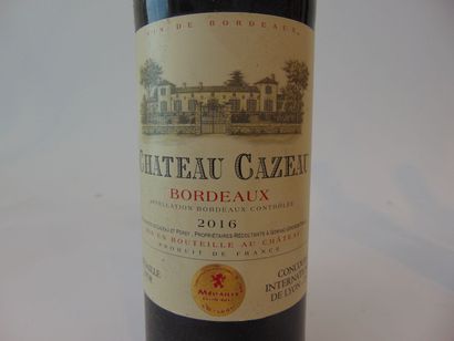 BORDEAUX
Red, Chateau Cazeau 2016, seven...