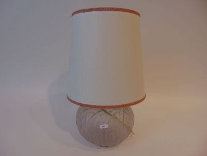 Vase-boule d'époque Art déco monté en lampe,...
