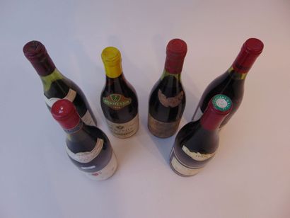 BOURGOGNE
Rouge et blanc, six bouteilles...