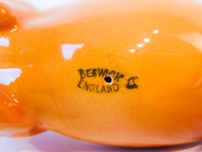 BESWICK - ENGLAND
Trois sujets équins, XXe,...