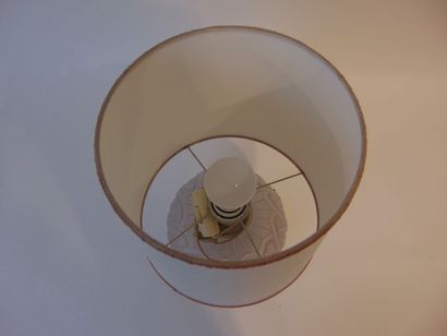 Vase-boule d'époque Art déco monté en lampe,...