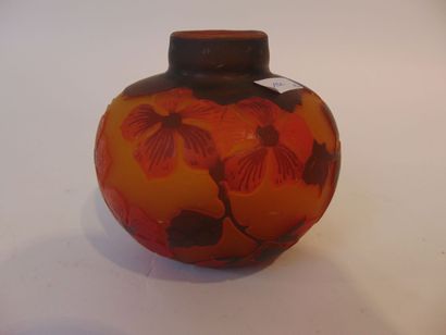 GALLÉ [d'après]
Fausse paire de vases-boules...