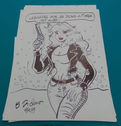 NEUVIÈME ART
Lot de quinze dessins (généralement...