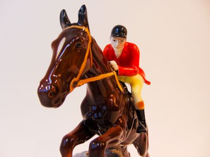 BESWICK - ENGLAND
Trois sujets équins, XXe,...