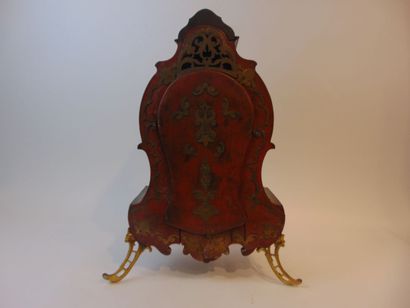 Cartel de style Louis XV, XIXe, bois à riche...