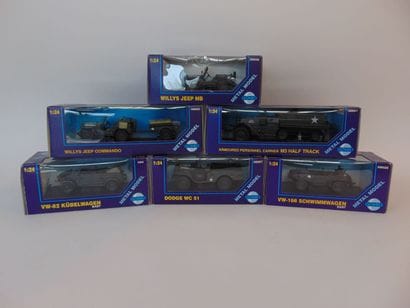 GONIO (1/24)
Lot de véhicules militaires,...