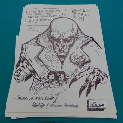 NEUVIÈME ART
Lot de quinze dessins (généralement...