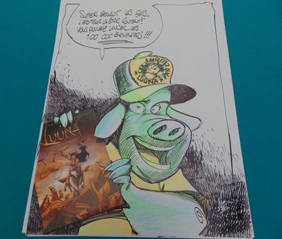 NEUVIÈME ART
Lot de quatorze dessins (généralement...