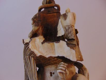 JAPON
Grand okimono, ères Taishō-Shōwa /...