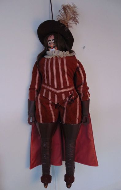Deux marionnettes de Toone (Roxane et Cyrano...