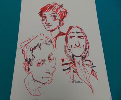 NEUVIÈME ART
Lot de quatorze dessins (généralement...