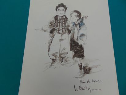 NEUVIÈME ART
Lot de quatorze dessins (généralement...