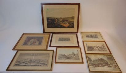 Varia d'estampes et de reproductions (petits...