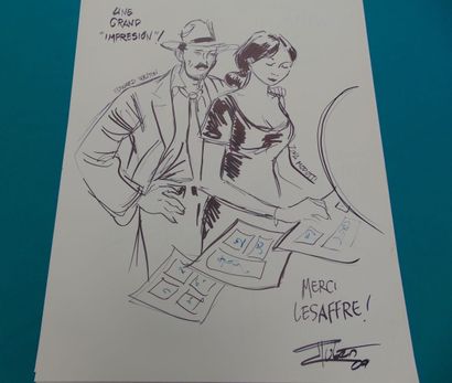 NEUVIÈME ART
Lot de quatorze dessins (généralement...