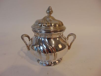 Service à thé et café en balustre sur piédouche...