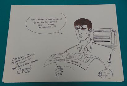 NEUVIÈME ART
Lot de quatorze dessins (généralement...