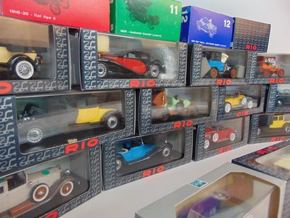RIO (1/43)
Lot d'automobiles, vingt-six pièces...