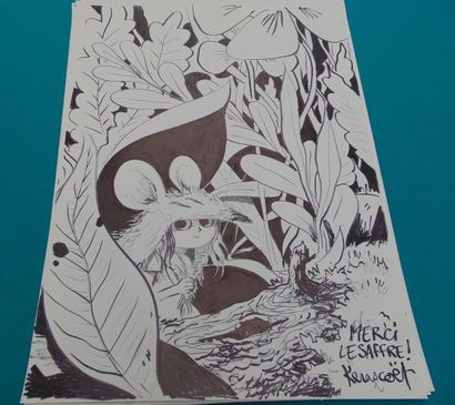 NEUVIÈME ART
Lot de quatorze dessins (généralement...