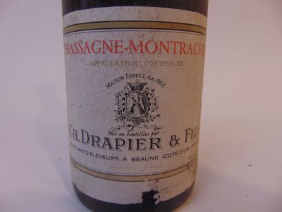 BOURGOGNE
Red, four bottles :

- (CHASSAGNE-MONTRACHET),...