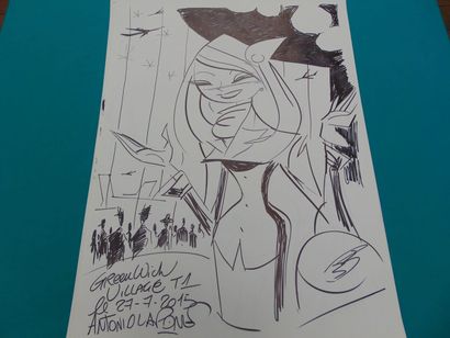 NEUVIÈME ART
Lot de quatorze dessins (généralement...