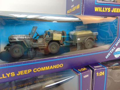 GONIO (1/24)
Lot de véhicules militaires,...