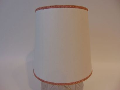 Vase-boule d'époque Art déco monté en lampe,...