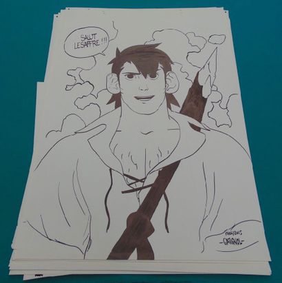NEUVIÈME ART
Lot de quinze dessins (généralement...