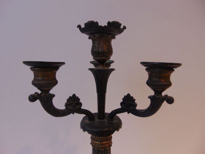 Candélabre d'époque Louis-Philippe à quatre...