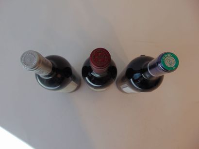 BORDEAUX
Rouge, trois bouteilles :

- (MARGAUX),...