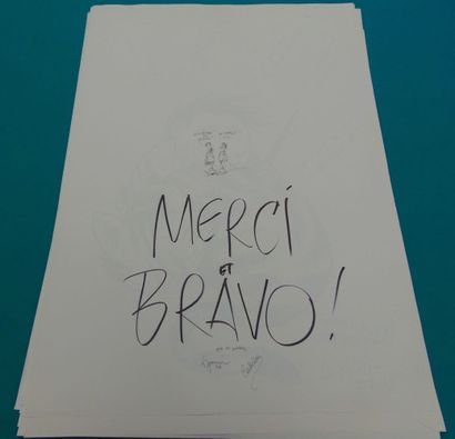 NEUVIÈME ART
Lot de quatorze dessins (généralement...