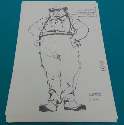 NEUVIÈME ART
Lot de quatorze dessins (généralement...