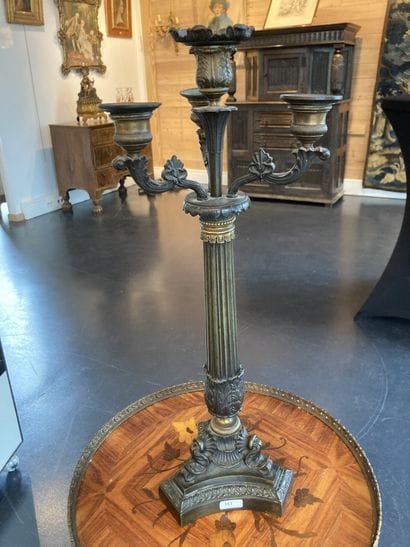 Candélabre d'époque Louis-Philippe à quatre...