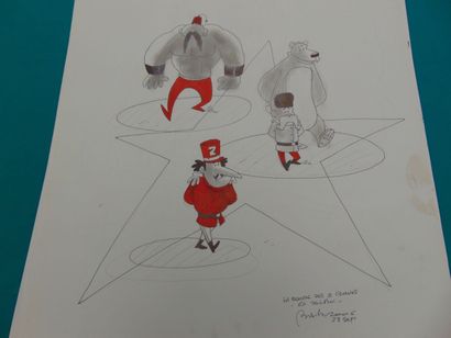 NEUVIÈME ART
Lot de quatorze dessins (généralement...