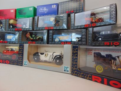 RIO (1/43)
Lot d'automobiles, vingt-six pièces...