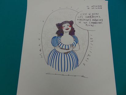 NEUVIÈME ART
Lot de quatorze dessins (généralement...