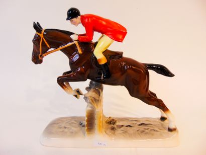 BESWICK - ENGLAND
Trois sujets équins, XXe,...