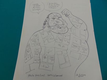 NEUVIÈME ART
Lot de quatorze dessins (généralement...