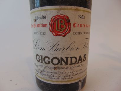VALLÉE-DU-RHÔNE
Rouge et blanc, six bouteilles...
