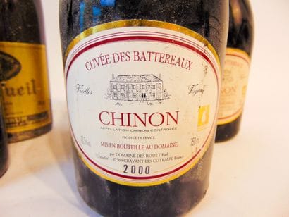 VAL-DE-LOIRE
Rouge, dix bouteilles :

- (CHINON),...
