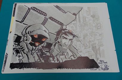NEUVIÈME ART
Lot de quatorze dessins (généralement...
