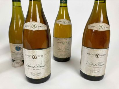 BOURGOGNE
Lot de dix bouteilles (blanc) :

-...