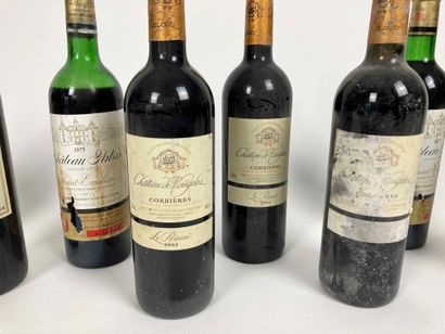 France
Lot de neuf bouteilles (rouge) :

-...