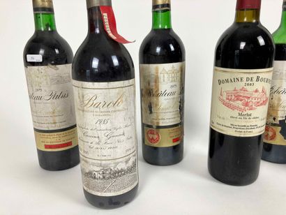 France
Lot de neuf bouteilles (rouge) :

-...