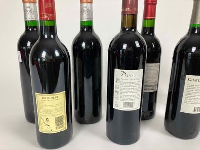 BORDEAUX
Lot de treize bouteilles (rouge)...